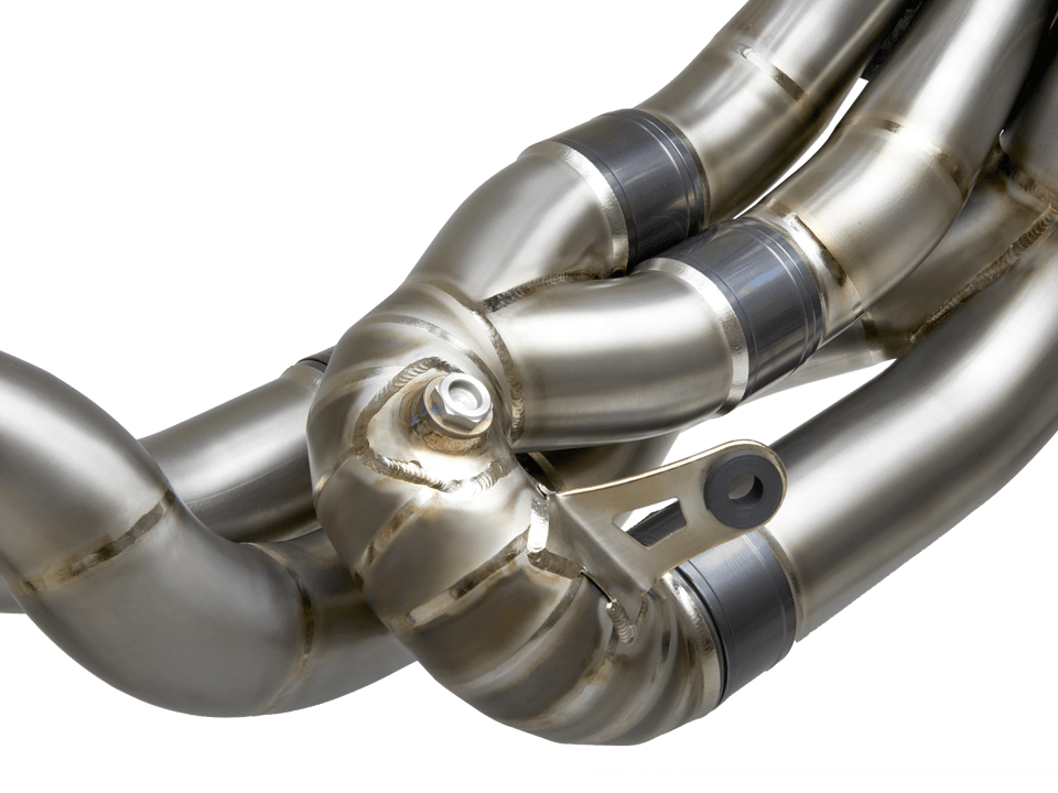 SC-Project WSBK Full Exhaust System CR-T M2 for Ducati Panigale V4 pipe detail n transparent PNG